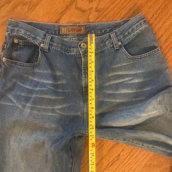 Coco Ankle length or roll up jeans, wide, leg, high waist, size 14 W - Picture 9 of 12